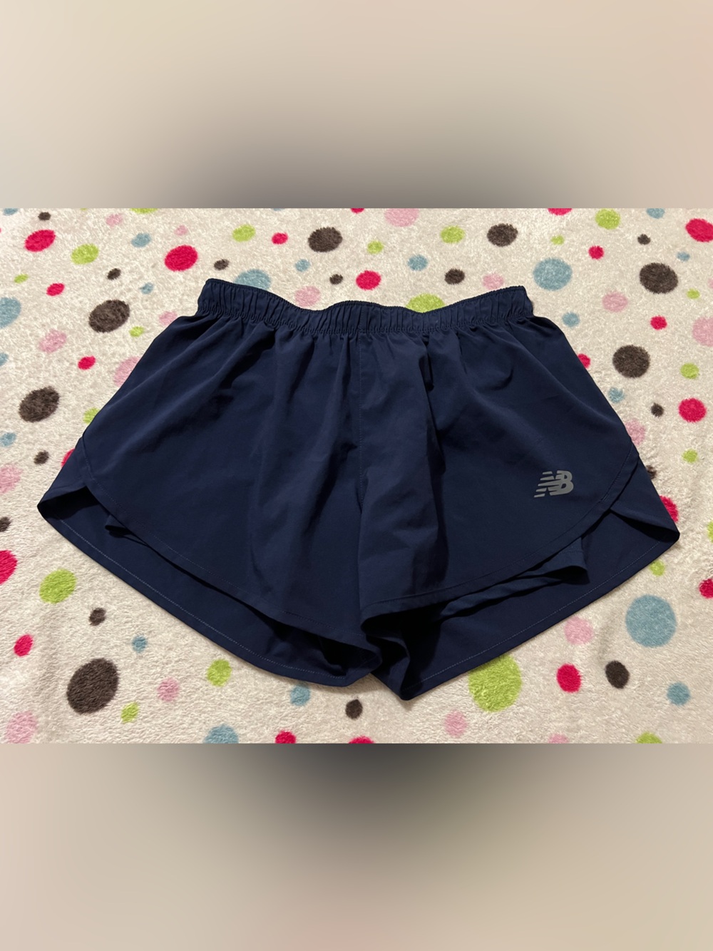New Balance Navy Athletic Running Shorts